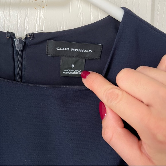 Club Monaco Ostenn Petal Sleeve Belted Jumpsuit - Picture 7 of 7